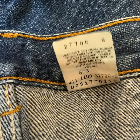 Vintage LEVIS Mens Jeans Sz 36x30 Boot Cut Red Tab Blue Denim Cotton Distressed - Picture 5 of 12